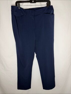 Ann Taylor Navy Tailored Dress Pants